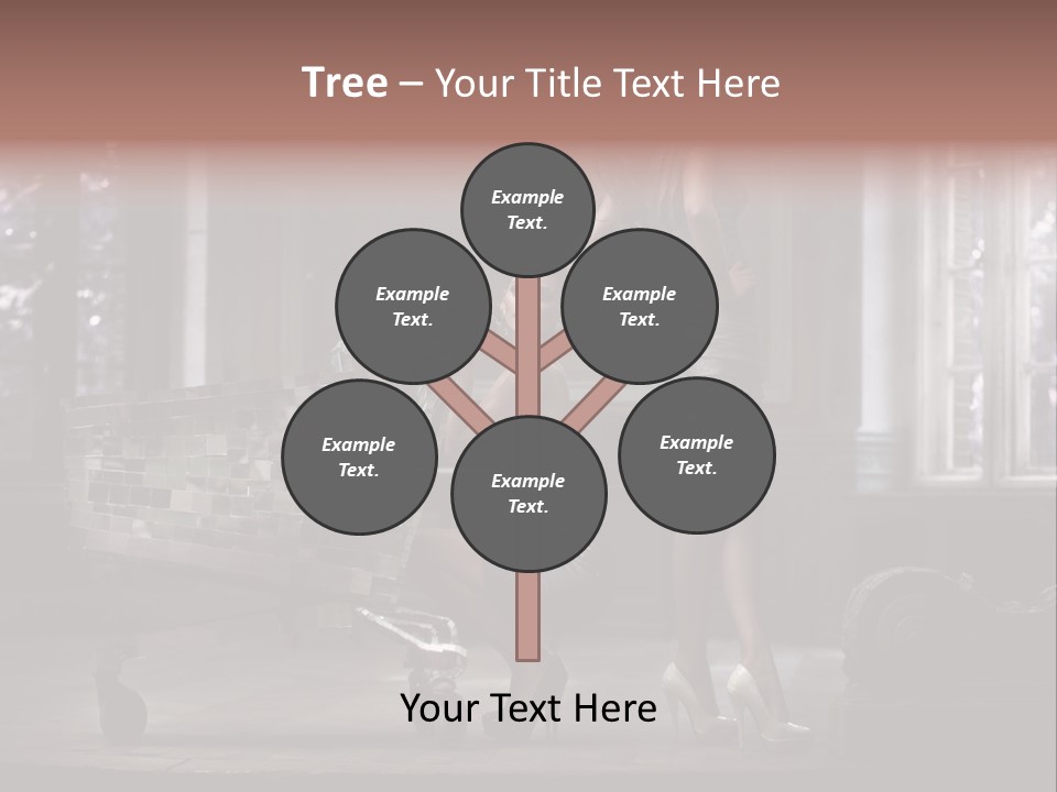 Dress Hugging Blonde PowerPoint Template