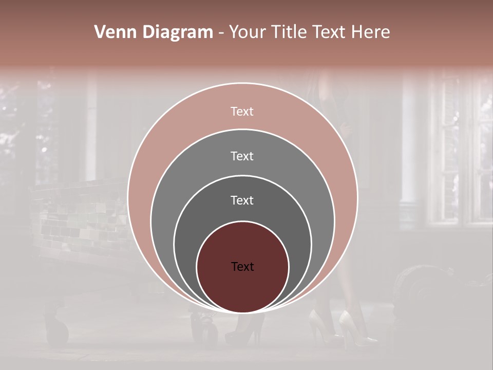 Dress Hugging Blonde PowerPoint Template