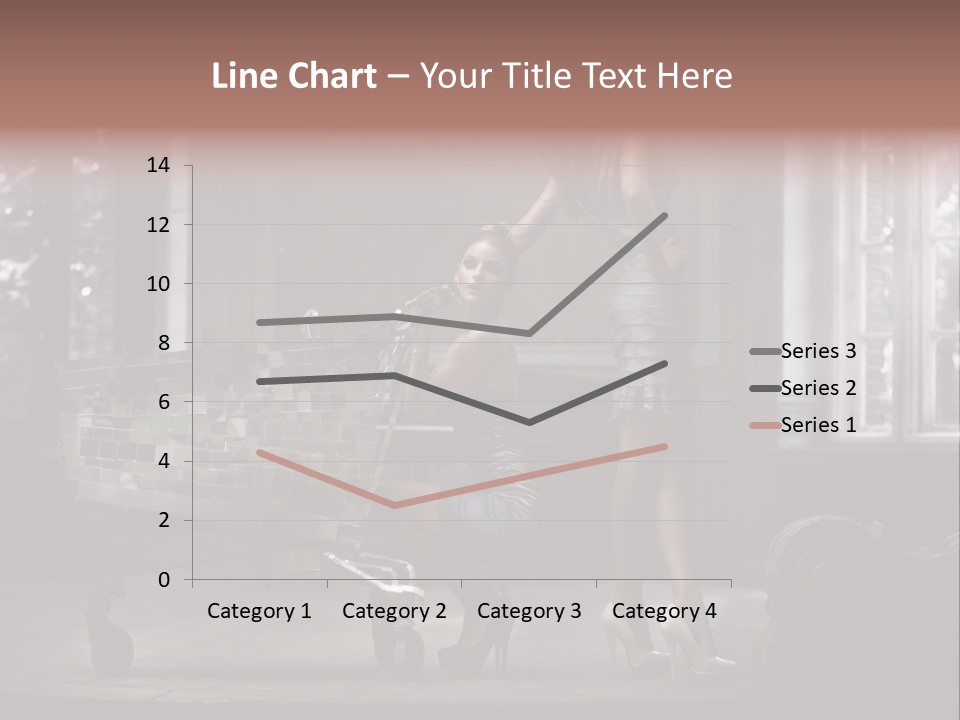 Dress Hugging Blonde PowerPoint Template