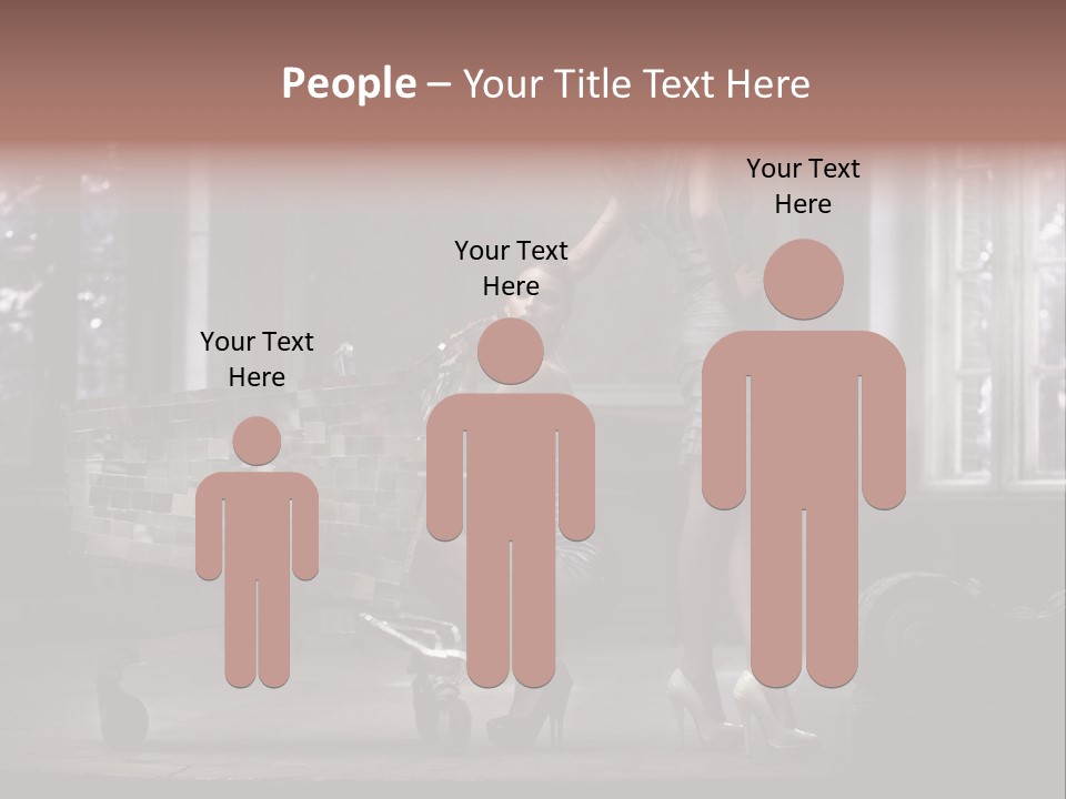 Dress Hugging Blonde PowerPoint Template