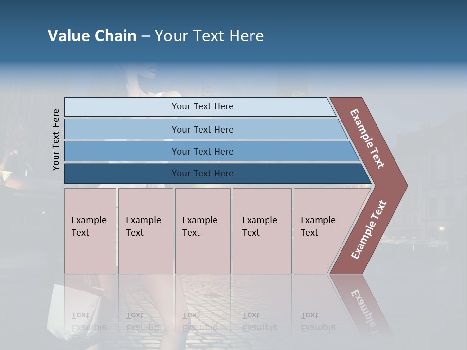 Pose Beauty Young PowerPoint Template
