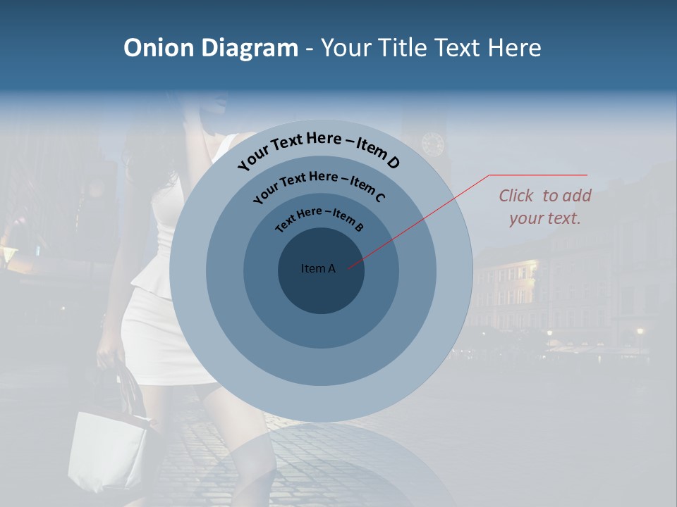 Pose Beauty Young PowerPoint Template