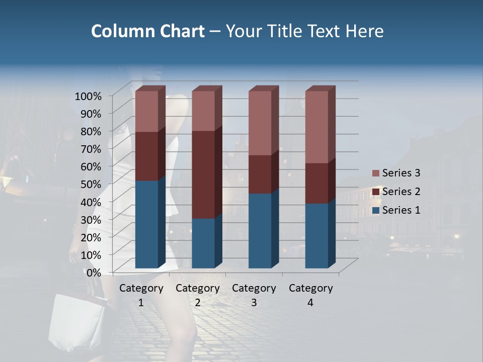 Pose Beauty Young PowerPoint Template