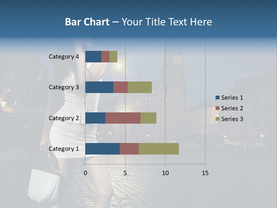 Pose Beauty Young PowerPoint Template