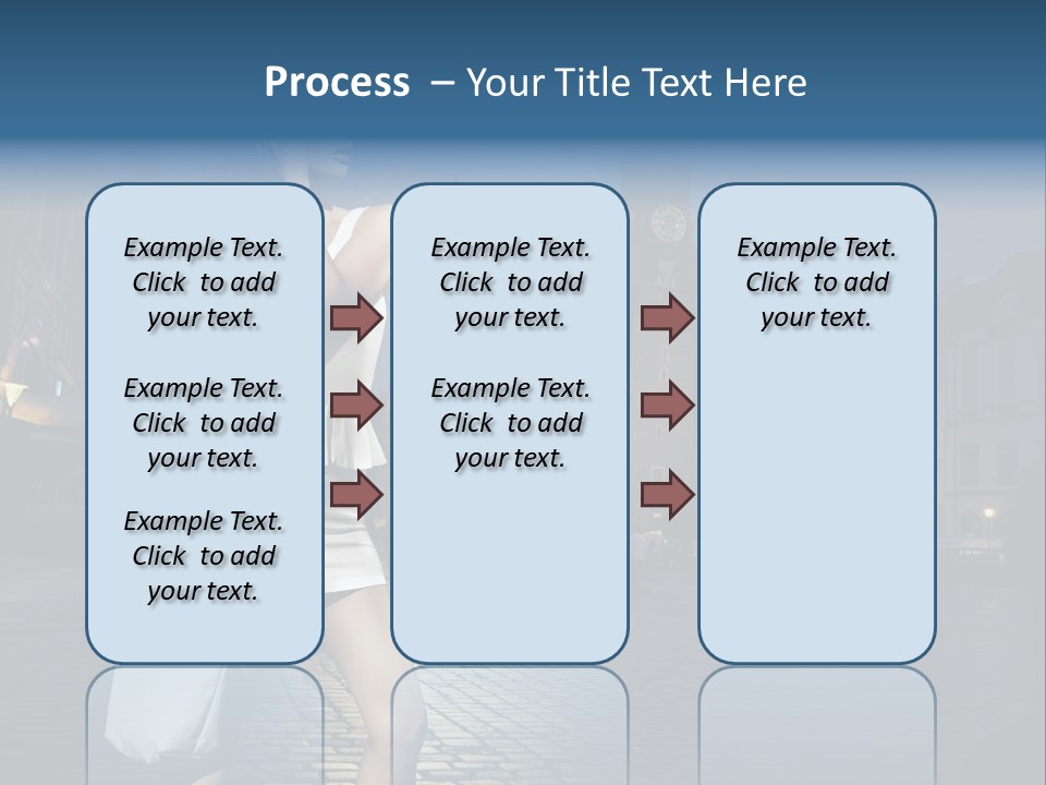 Pose Beauty Young PowerPoint Template