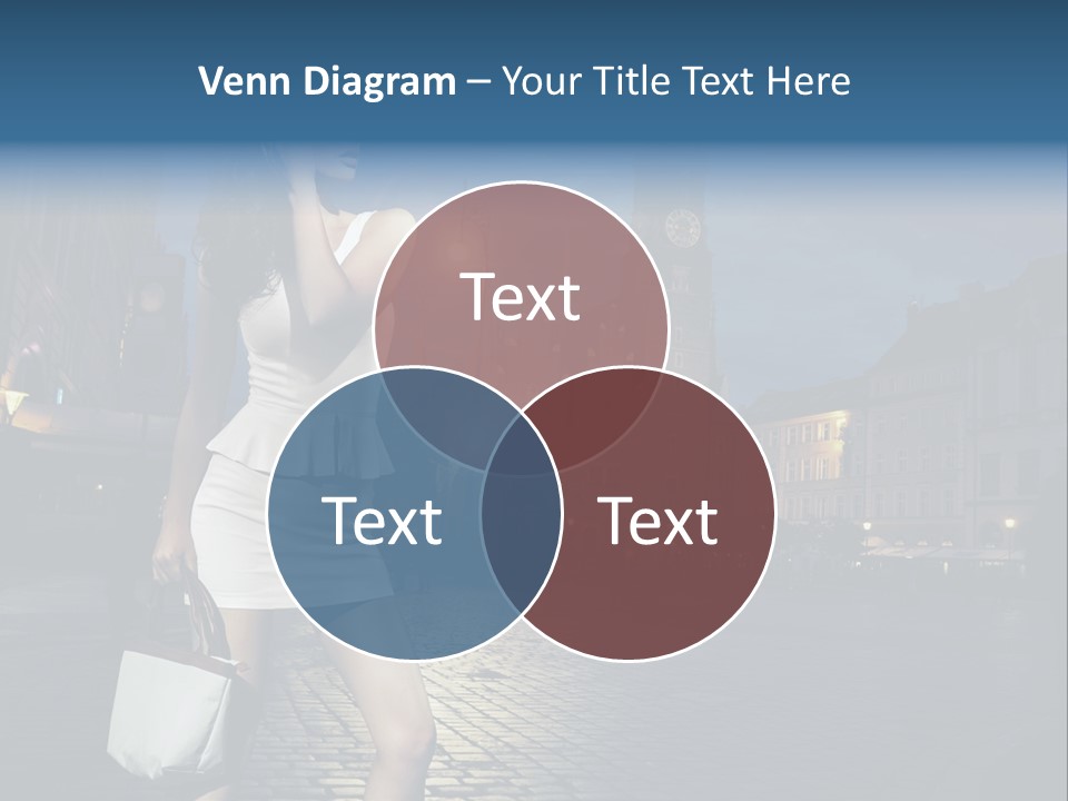 Pose Beauty Young PowerPoint Template