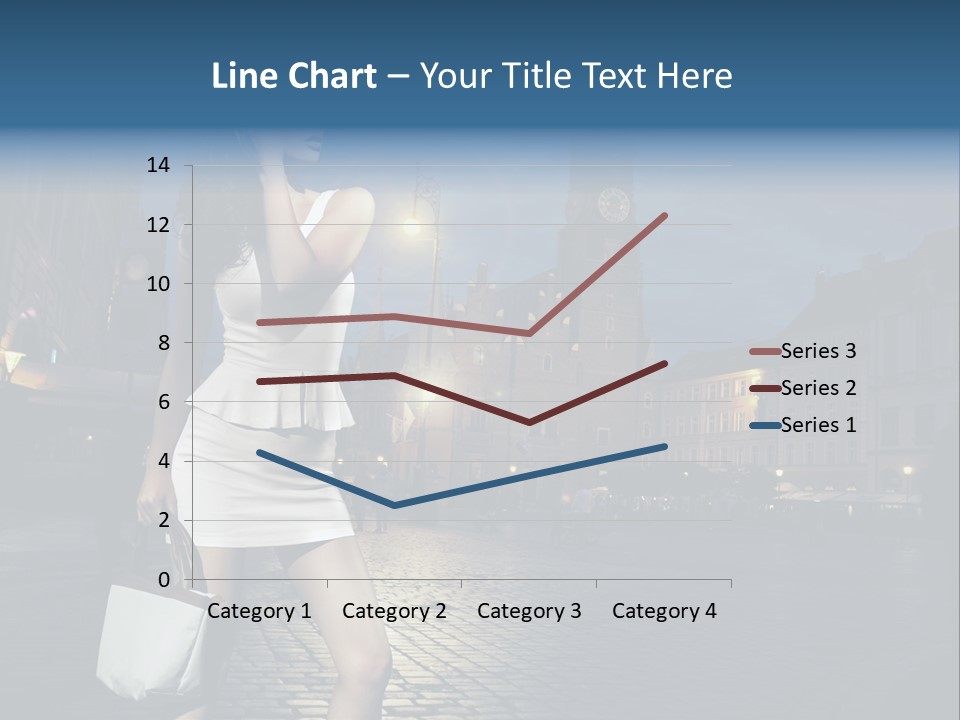 Pose Beauty Young PowerPoint Template