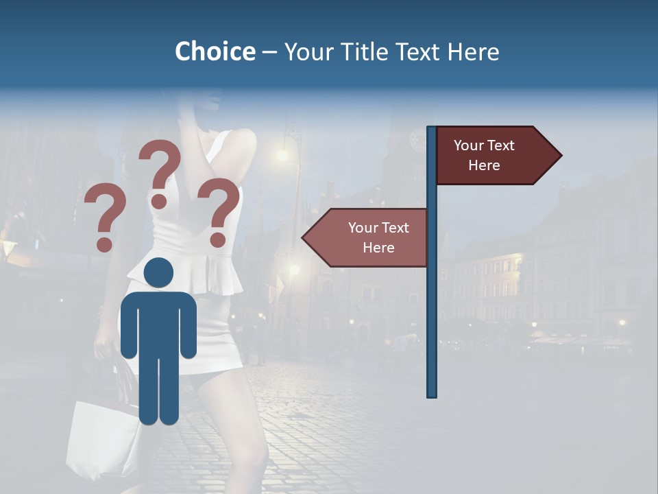 Pose Beauty Young PowerPoint Template