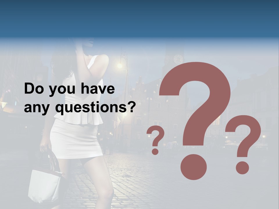 Pose Beauty Young PowerPoint Template