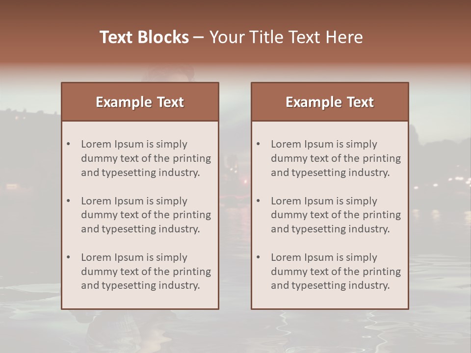 Relaxation Natural Beauty PowerPoint Template