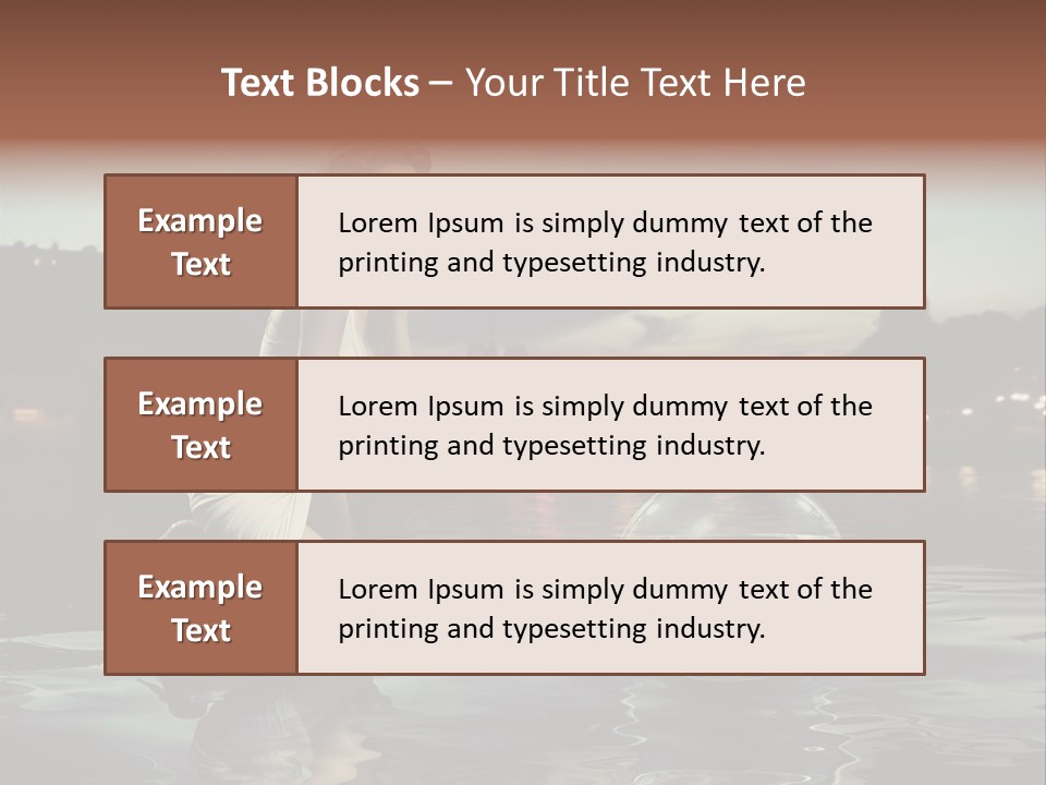 Relaxation Natural Beauty PowerPoint Template
