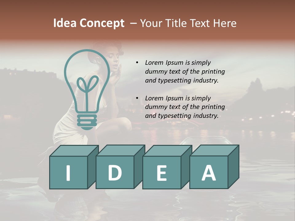 Relaxation Natural Beauty PowerPoint Template