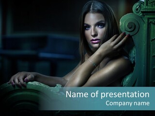 Pretty Person Dynamic PowerPoint Template