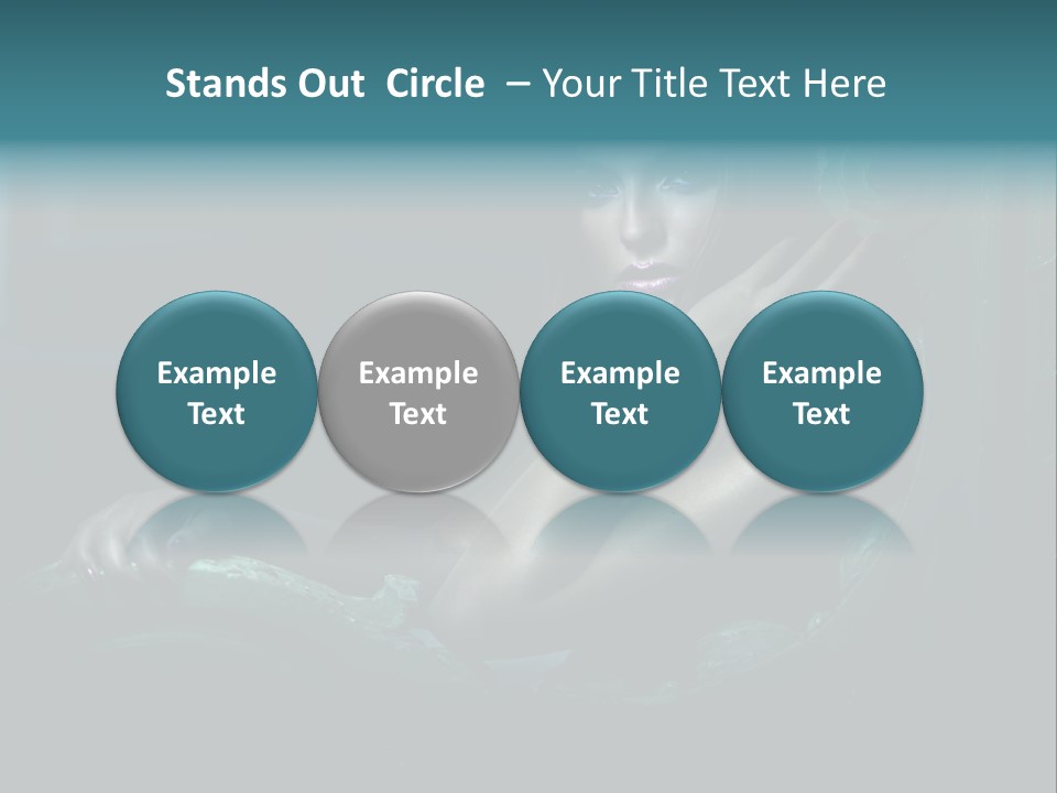 Pretty Person Dynamic PowerPoint Template