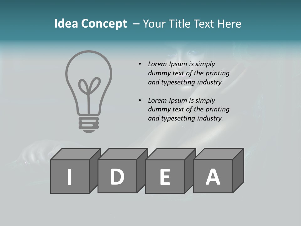 Pretty Person Dynamic PowerPoint Template