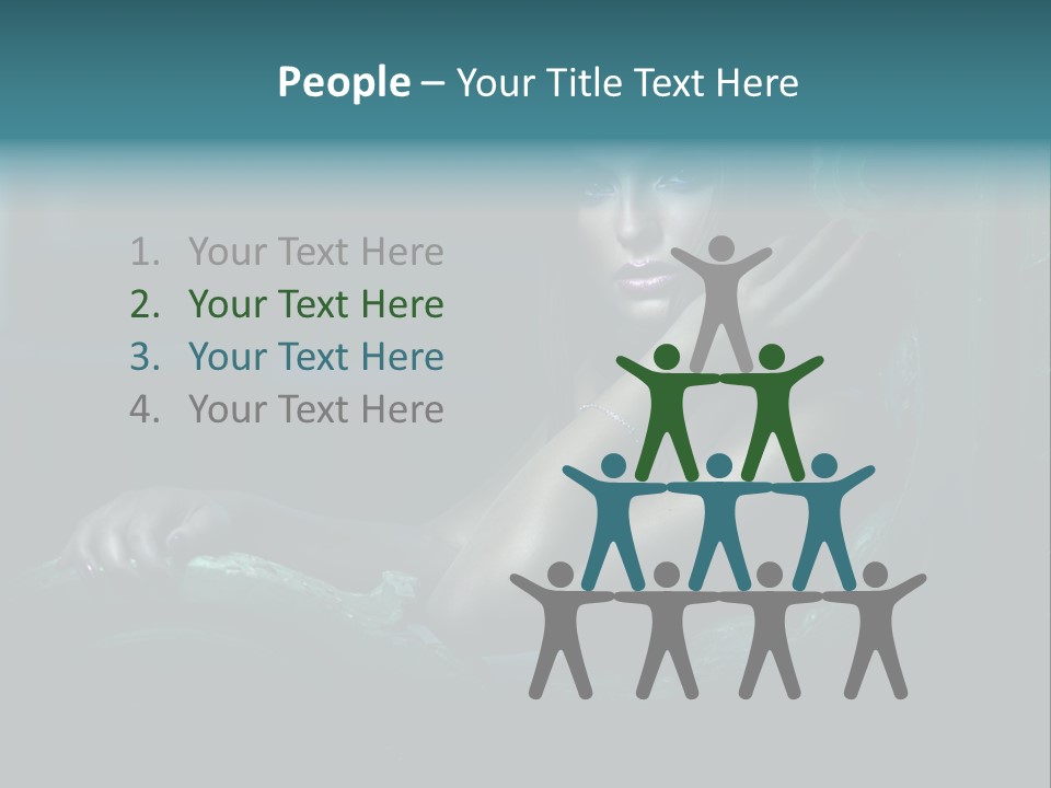 Pretty Person Dynamic PowerPoint Template