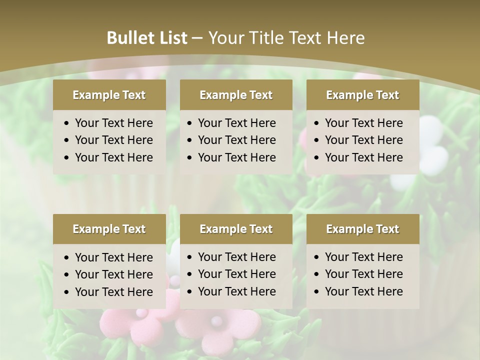 Icing Baking Dessert PowerPoint Template