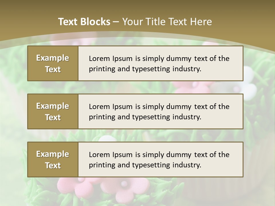 Icing Baking Dessert PowerPoint Template