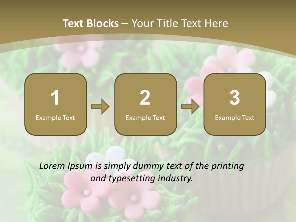 Icing Baking Dessert PowerPoint Template