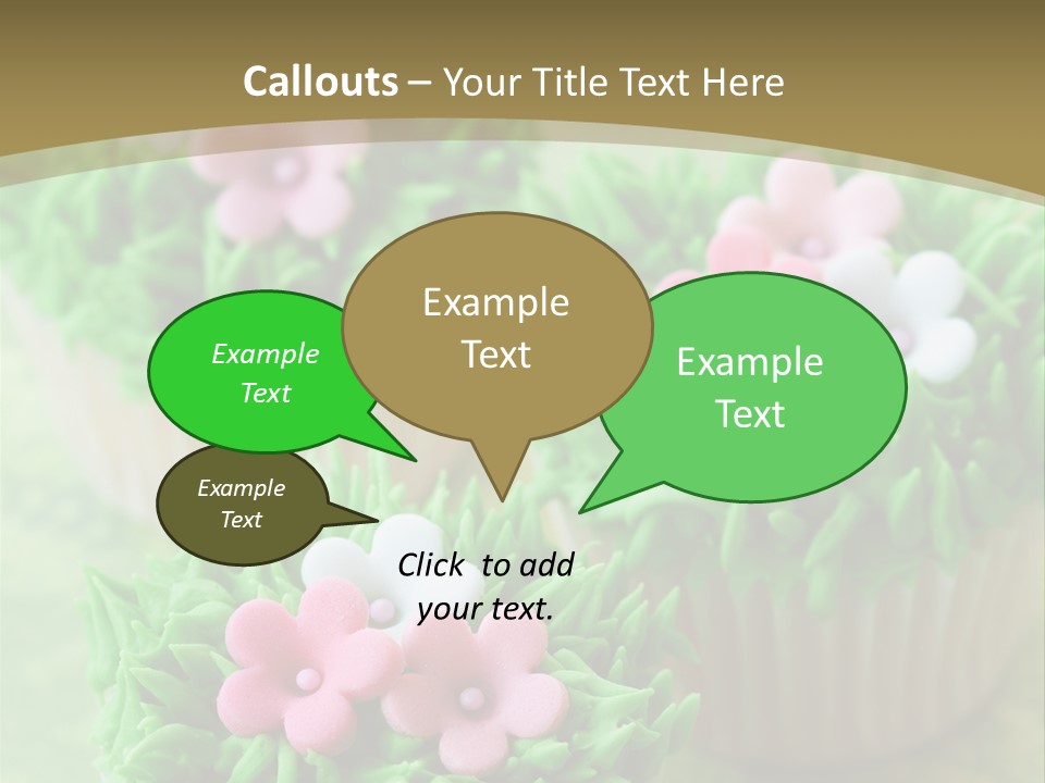 Icing Baking Dessert PowerPoint Template