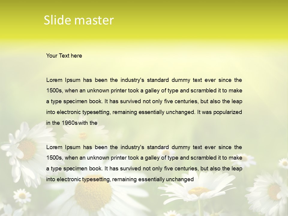 Herb Easter Aroma PowerPoint Template