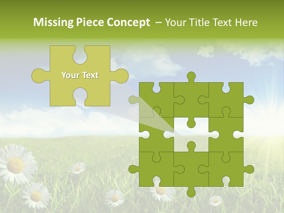 Background Beautiful Blue Bright Clear Cloud Cloudscape Landscape Sun PowerPoint Template