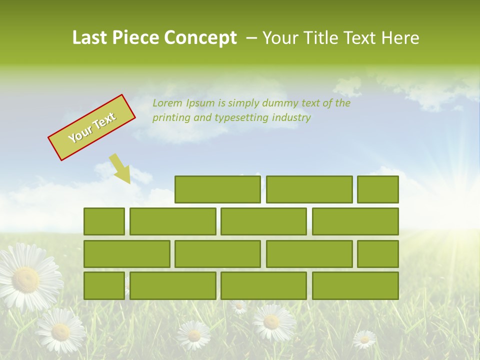 Background Beautiful Blue Bright Clear Cloud Cloudscape Landscape Sun PowerPoint Template