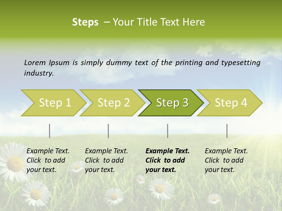 Background Beautiful Blue Bright Clear Cloud Cloudscape Landscape Sun PowerPoint Template