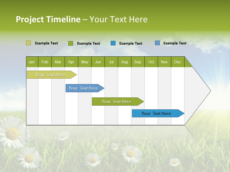 Background Beautiful Blue Bright Clear Cloud Cloudscape Landscape Sun PowerPoint Template
