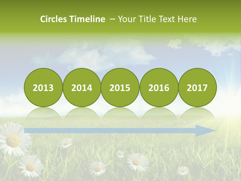 Background Beautiful Blue Bright Clear Cloud Cloudscape Landscape Sun PowerPoint Template