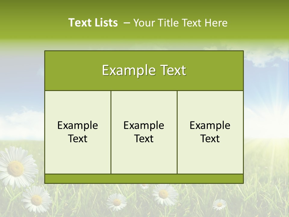 Background Beautiful Blue Bright Clear Cloud Cloudscape Landscape Sun PowerPoint Template