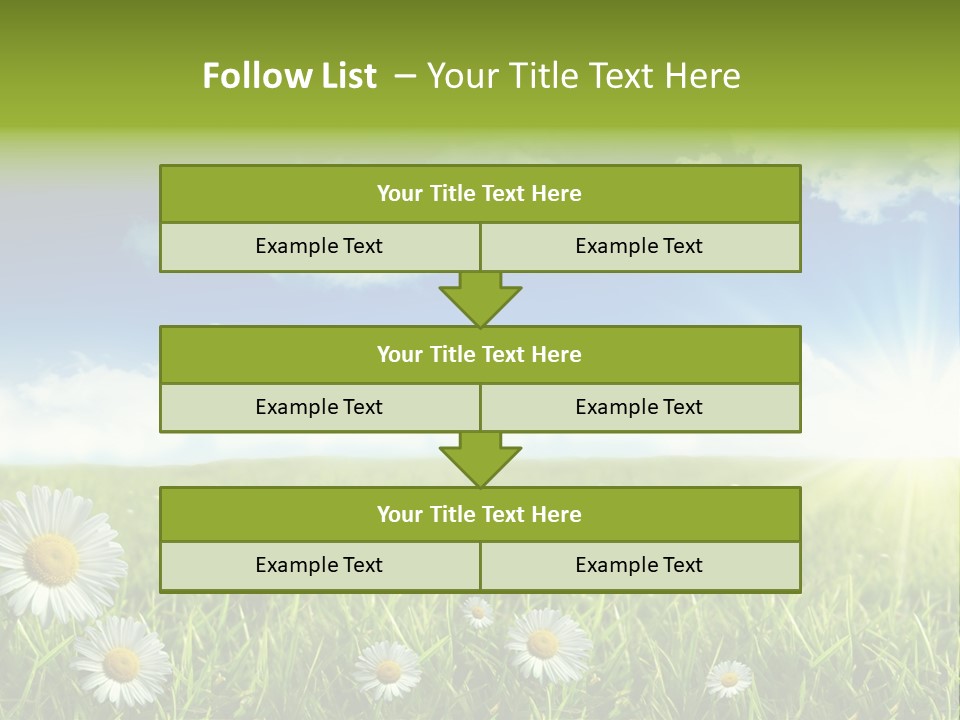 Background Beautiful Blue Bright Clear Cloud Cloudscape Landscape Sun PowerPoint Template