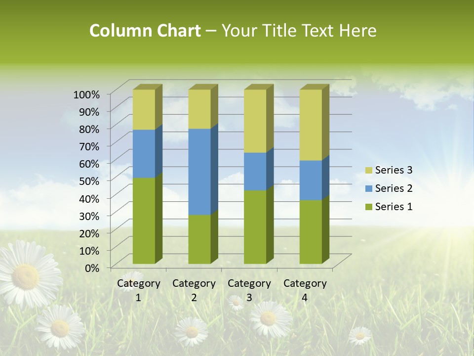 Background Beautiful Blue Bright Clear Cloud Cloudscape Landscape Sun PowerPoint Template