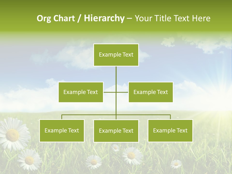 Background Beautiful Blue Bright Clear Cloud Cloudscape Landscape Sun PowerPoint Template