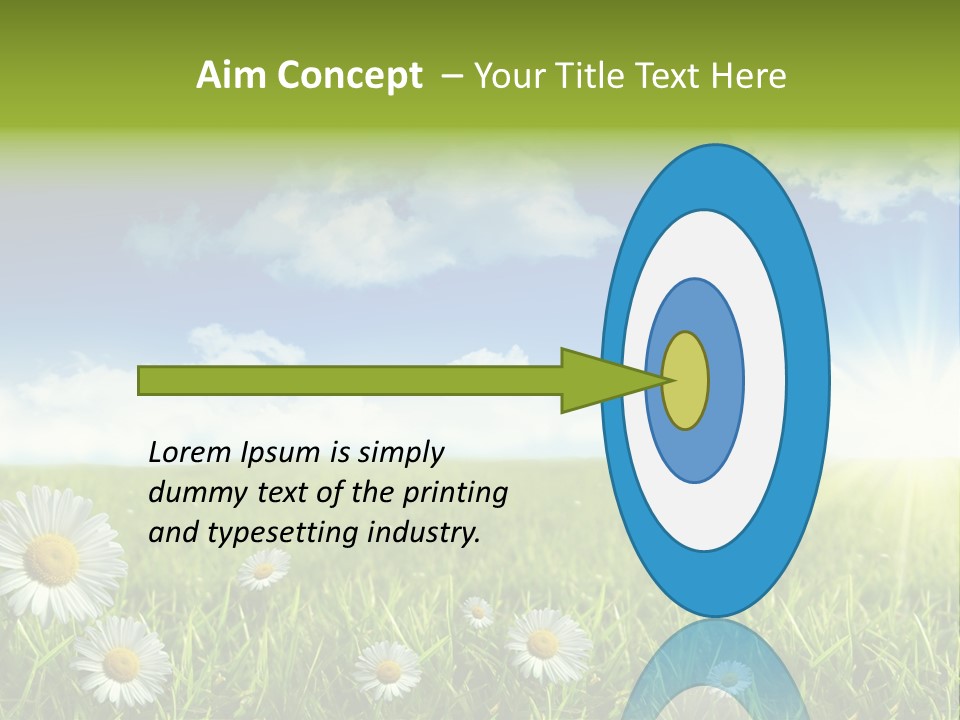 Background Beautiful Blue Bright Clear Cloud Cloudscape Landscape Sun PowerPoint Template