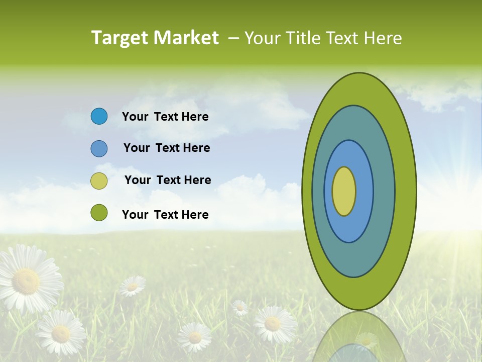 Background Beautiful Blue Bright Clear Cloud Cloudscape Landscape Sun PowerPoint Template