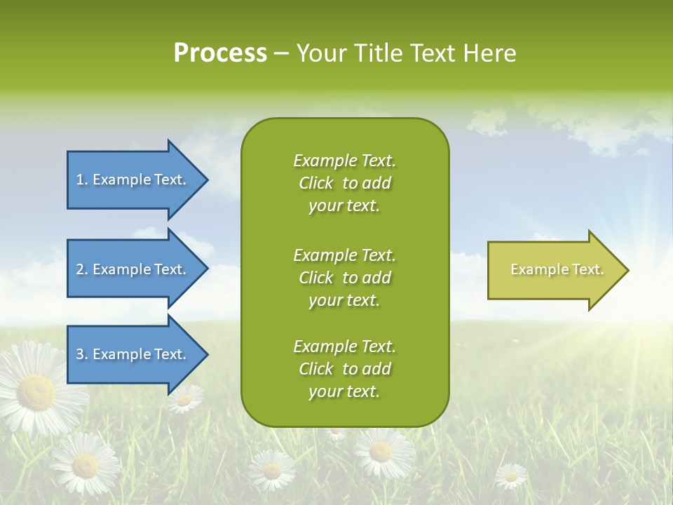 Background Beautiful Blue Bright Clear Cloud Cloudscape Landscape Sun PowerPoint Template