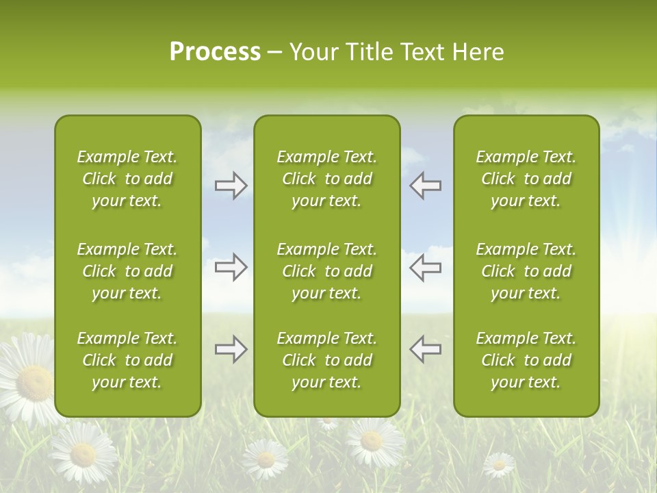 Background Beautiful Blue Bright Clear Cloud Cloudscape Landscape Sun PowerPoint Template