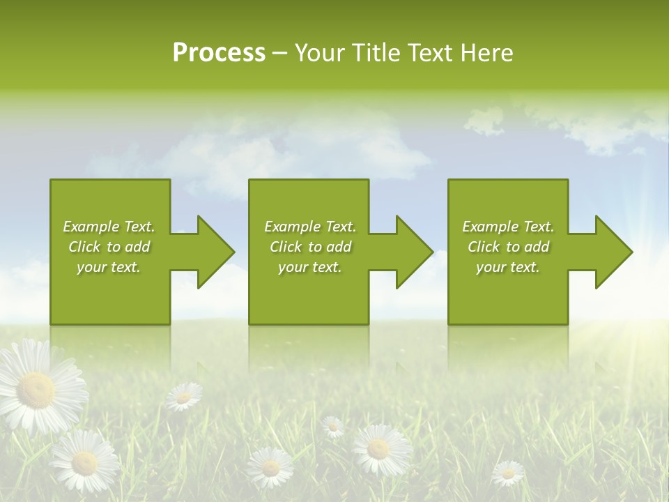 Background Beautiful Blue Bright Clear Cloud Cloudscape Landscape Sun PowerPoint Template