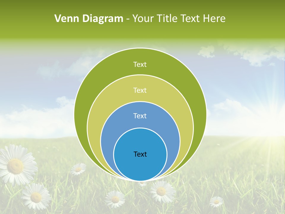 Background Beautiful Blue Bright Clear Cloud Cloudscape Landscape Sun PowerPoint Template