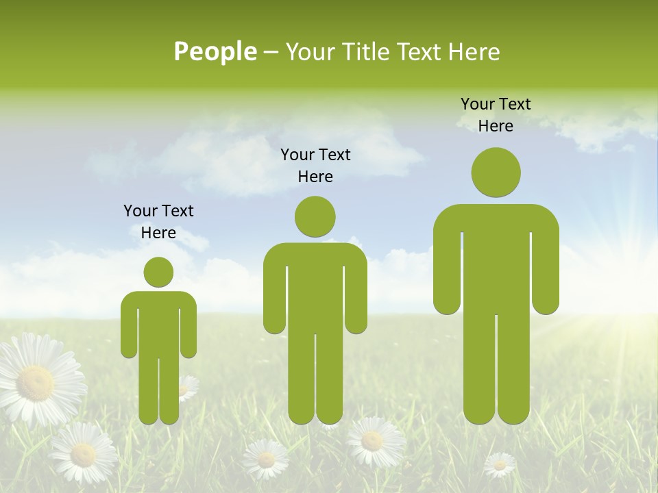 Background Beautiful Blue Bright Clear Cloud Cloudscape Landscape Sun PowerPoint Template