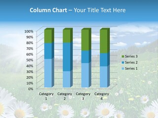 Panorama Tourismus Sonne PowerPoint Template