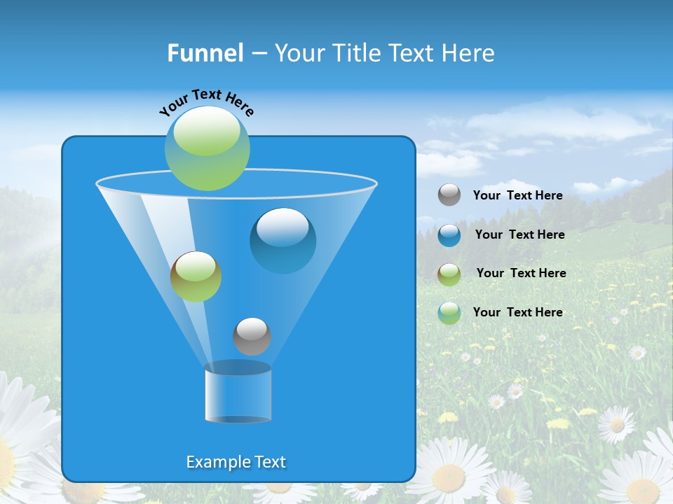 Panorama Tourismus Sonne PowerPoint Template