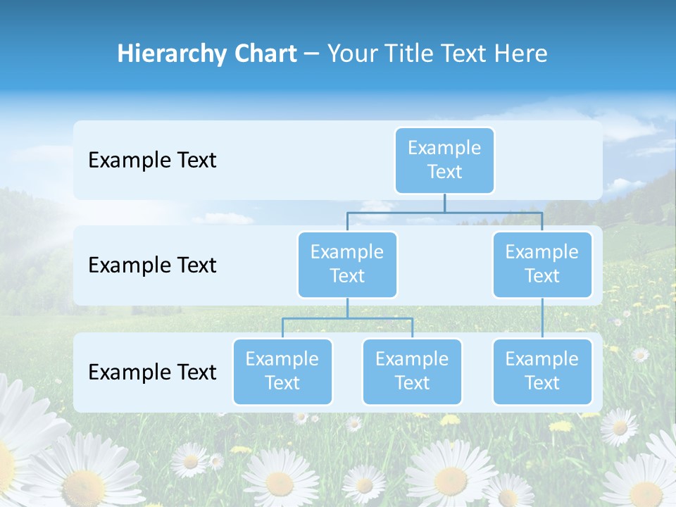 Panorama Tourismus Sonne PowerPoint Template