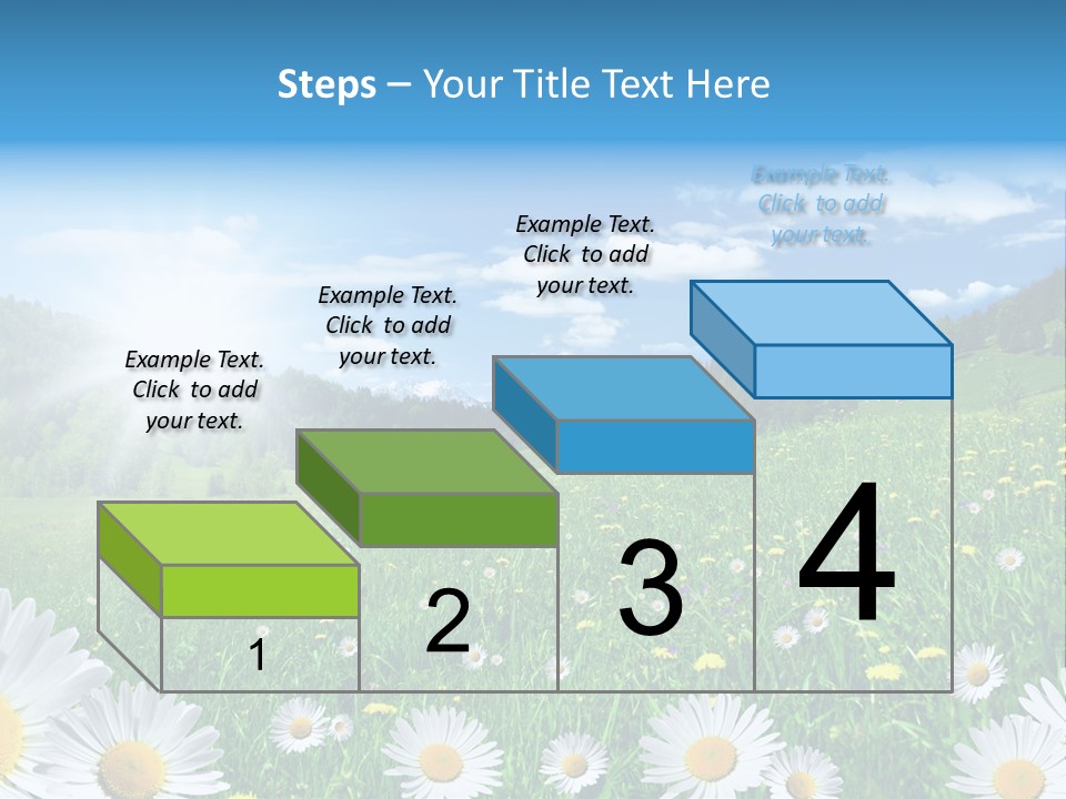 Panorama Tourismus Sonne PowerPoint Template