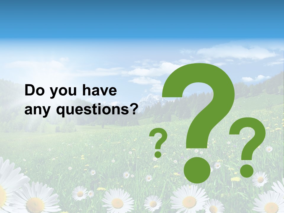 Panorama Tourismus Sonne PowerPoint Template