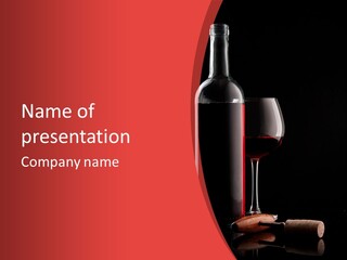 Winery Splashing Still PowerPoint Template