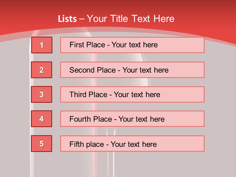 Winery Splashing Still PowerPoint Template