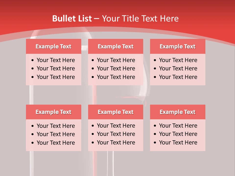 Winery Splashing Still PowerPoint Template