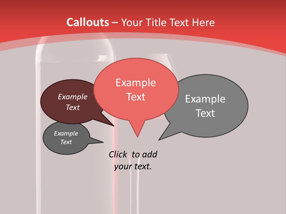 Winery Splashing Still PowerPoint Template